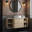 Ensemble de meuble-lavabo mural et tablette de rangement