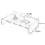 Table basse moderne et minimaliste haut de gamme-1360189247