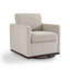 Upholstered Swivel Armchair-211387181