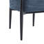 Fauteuil de style Mid-Century avec construction et tissu confortable, support rembourré noir élégant