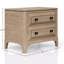 Table de chevet 2 tiroirs avec finition sable