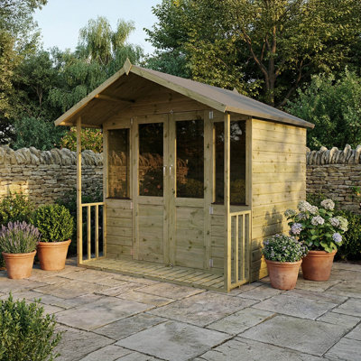 Mercia 7 x 7ft Traditional Summerhouse