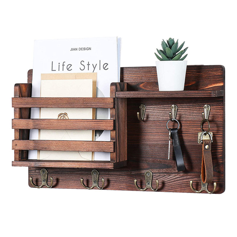 Jayant Solid Wood Wall Organizer