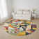Premium Machine Washable Lubbers AMF1758 Abstract Rug
