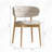 Mid-Century Modern wood feet Dining Chair-354205105