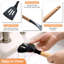 Ensemble d'ustensiles de cuisine Utopia Alley 40 pièces avec tablier en silicone Turner Tong Spatula Spoon