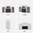 Michihiro Electric Fireplace TV Stand with Mantel-2050478331