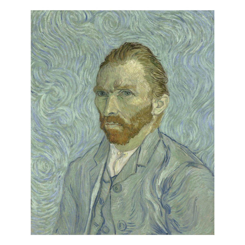 Autoportrait par Vincent van Gogh - Estampe numérique, H 40 po x l 32 po