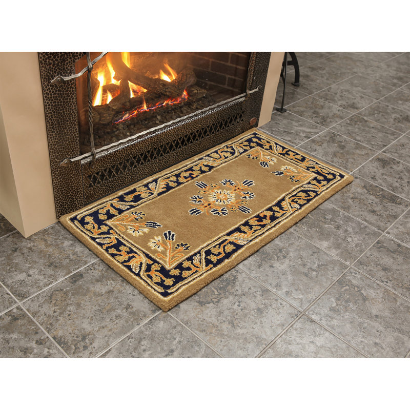 Tapis oriental en laine fait à la main Eliphalet