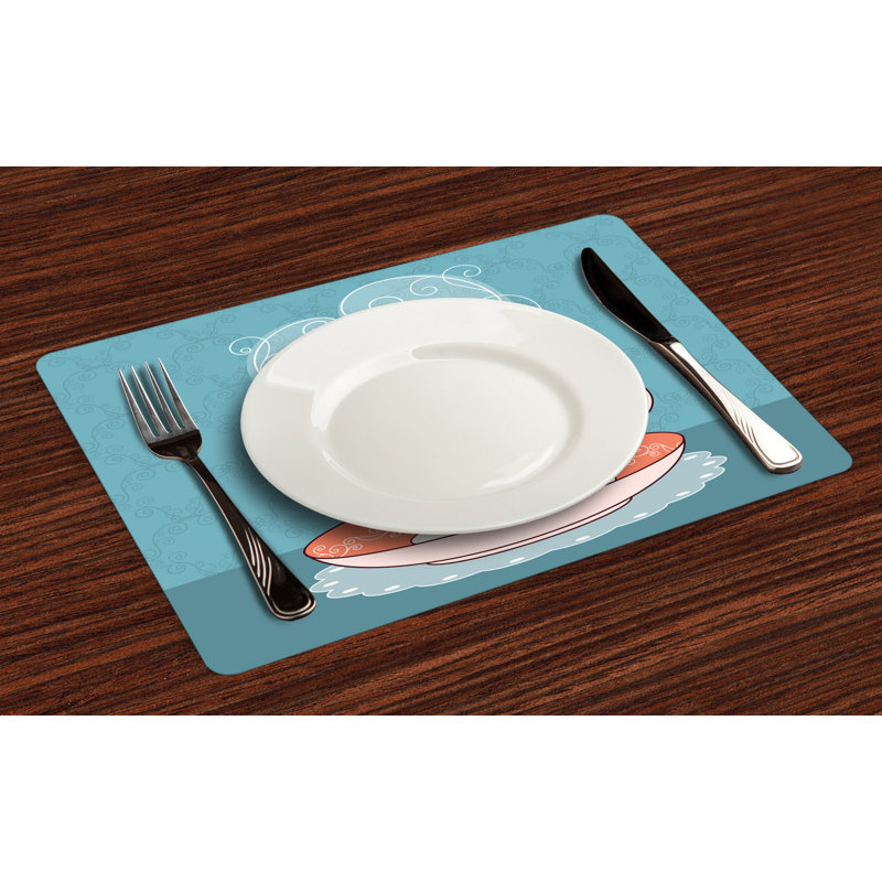 Polyester Abstract Rectangle Placemat