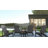Star and Moon Fire Pit with Mesh Cover & 4 Poly Resin Adirondack Chairs-642565122