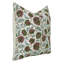 Housse de coussin imprimé à la main, housse de coussin Boho de couleur rouge et verte, coussin décoratif en lin fait à la main de 16 x 16 pouces, décoration artisanale - Mandakni-101751232-101751229
