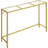 Smajo 40.2" Console Table Tempered Glass Hallway Table-515466068