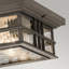 Beayer Oil Rubbed Bronze 2 - Bulb Outdoor Flush Mount