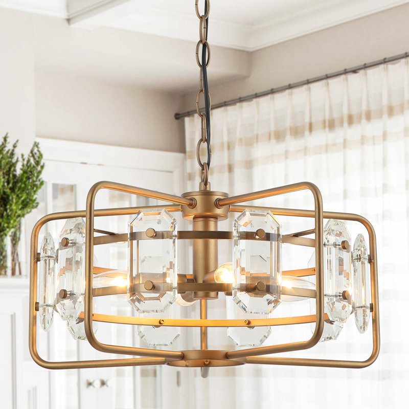 Genoa 4 - Light Dimmable Chandelier, Gold