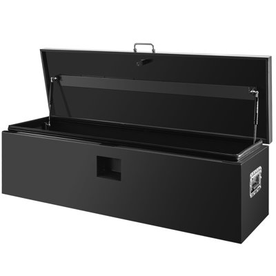 Heavy‑Duty Steel Truck Tool Box, Waterproof Storage Tool Chest with Lock & Keys, Weather‑Resistant Organizer for Pickup, Truck Bed, RV and Trailer
