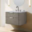 Ensemble de meuble-lavabo simple 30 po avec dessus en pierre reconstituée Liljan-1238032353