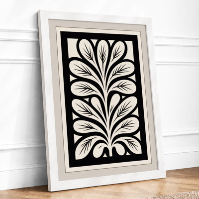 Symmetrical Form Botanical - Framed Print