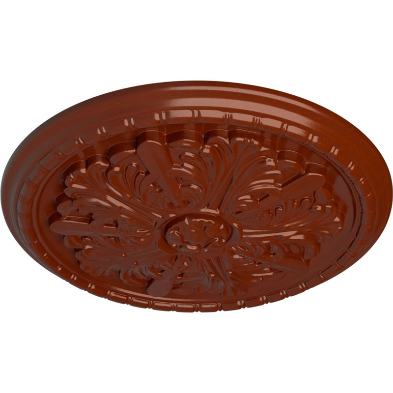 Médaillon de plafond H 17,125 po x l 17,125 po Washington, Brique réfractaire