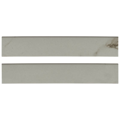 Astoria Lucio 3 in. x 18 in. Matte Porcelain Bullnose Tile Trim