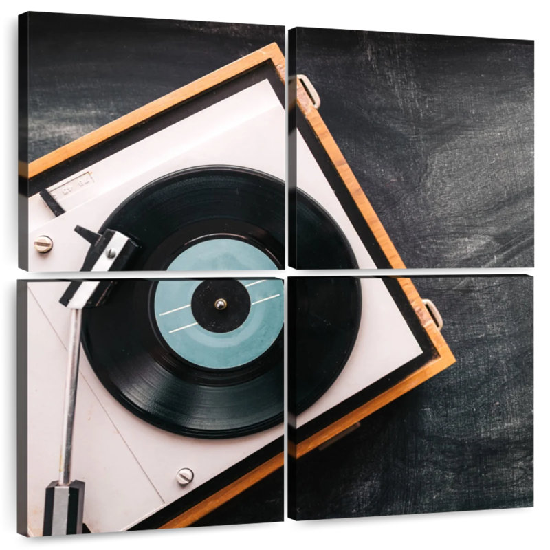 Tourne-disque Abarca, H 45 po x l 45 po