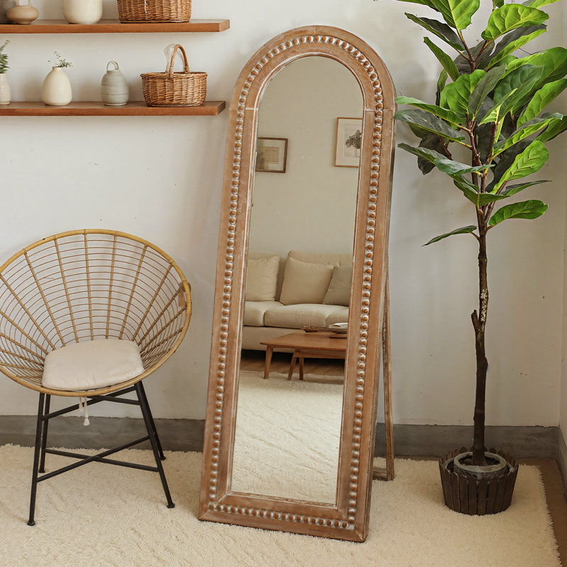 Miroir pleine grandeur Bead, 64 po x 22 po, Arche