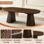 Table basse en bois flexible et extensible
