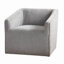 Fauteuil demi-tonneau rembourré Nice