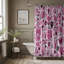 Rideau de douche 1 pièce Love Burst-215387880