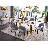 Matteson Metal Base Dining Table-1755573244