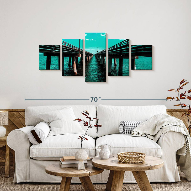 Chesapeake Bay Bridge Retro, H 24 po x l 55 po