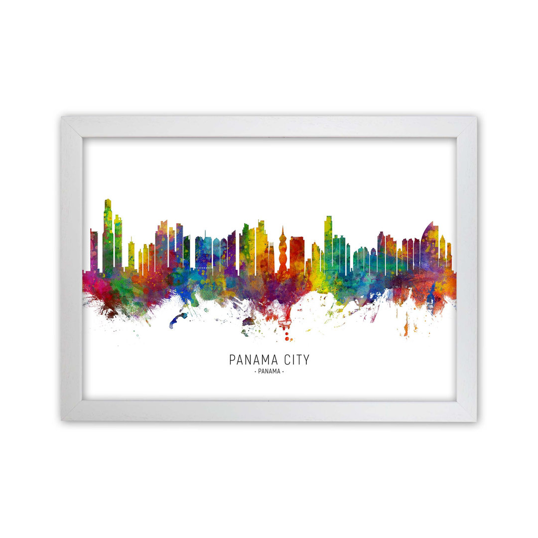 Panama City Skyline by Michael Tompsett - Print