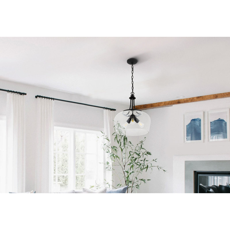 Geier 3 - Light Matte Black Unique/Statement Pendant