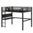 Features Built-In Desk, Storage Basket, Clock For Organized Living​