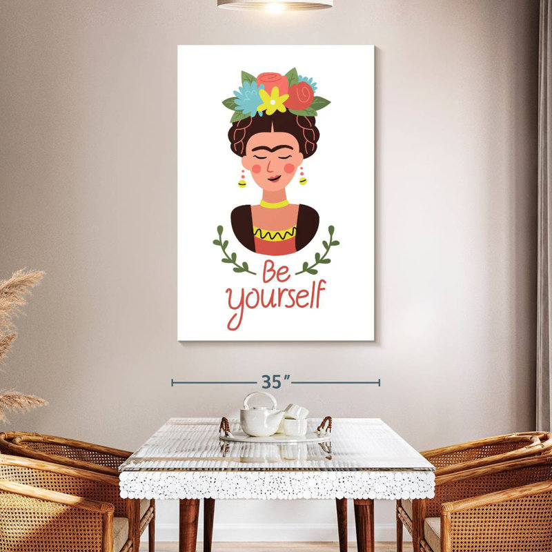 Be Yourself Frida, 51" H x 34" W