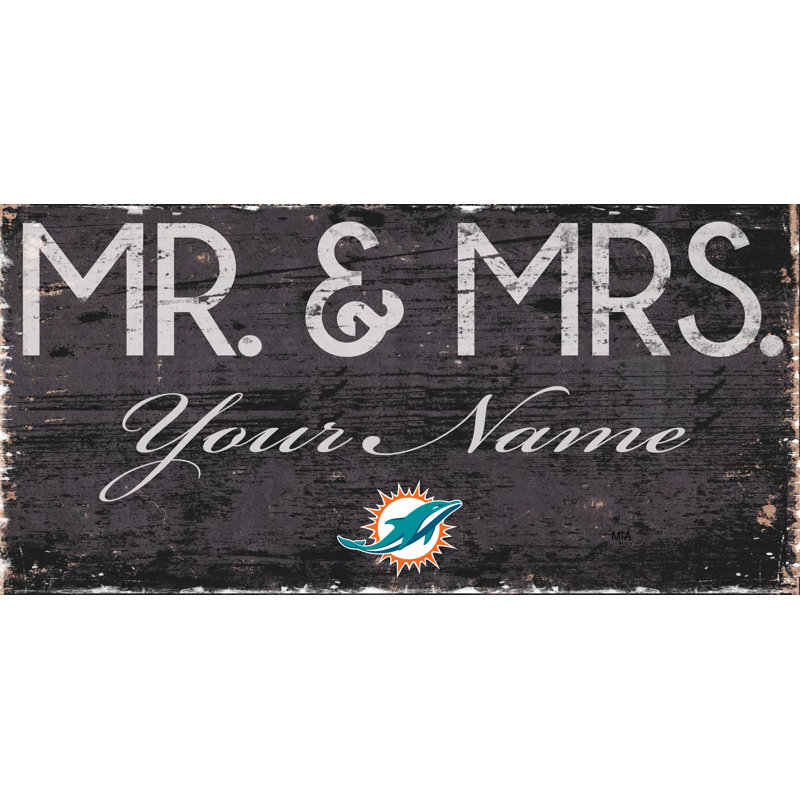 Farmhouse Entertainment Wall Decor, Yes, Miami Dolphins