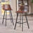 Kayenta Upholstered Counter Stool with Metal Frame-62064145-62064144