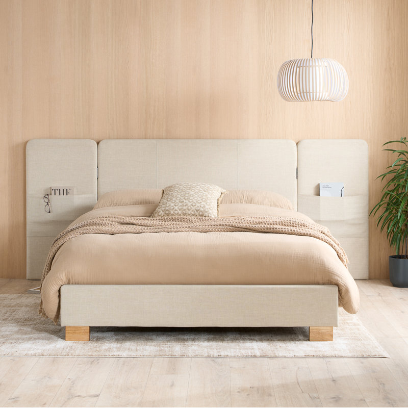 Isla Bed Beige, Kingsize (5')