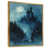 Toile avec cadre flottant or