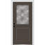 Porte d'entrée pré-montée en fibre de verre 1/2 panneau Grace Grace-254507254-254507259-254507255
