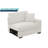 Upholstered Loveseat Couch with Cup Holder Usb Console-1259898523