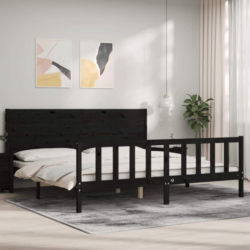 Lindcove DE Size - 200 X 200 Cm Solid Wood Bed