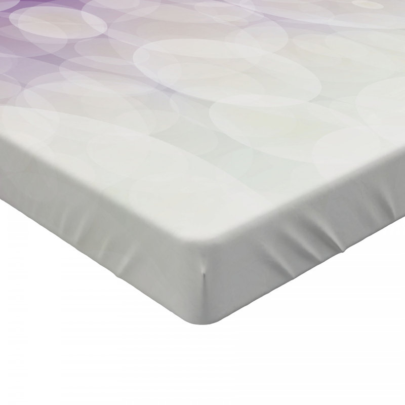 Microfiber Abstract Fitted Sheet, Full Fitted Sheet