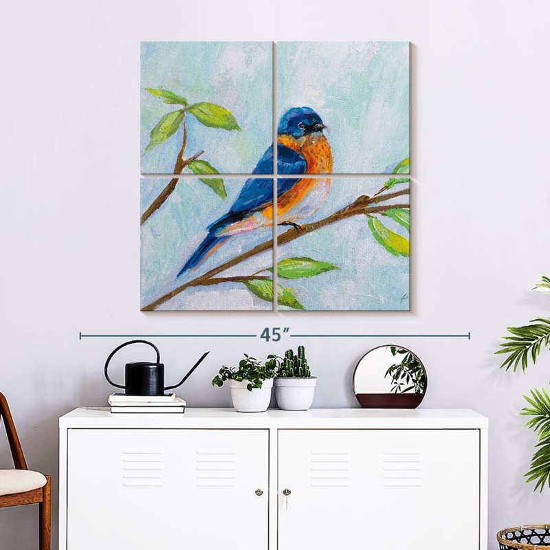 Brampt Bluebird On Branch