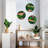 Natural Cedar Wood & Preserved Moss Wall Art - Handcrafted Round Décor