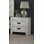 Table de bout de table de chevet 1pc avec deux tiroirs de rangement