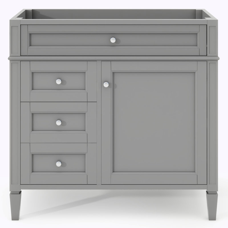 Bases de meuble-lavabo 36 po seulement, Gris