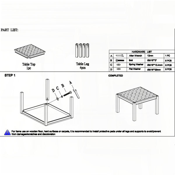 Dimensions du produit