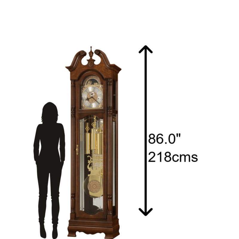 Baldwin 86" Wood Grandfather Clock