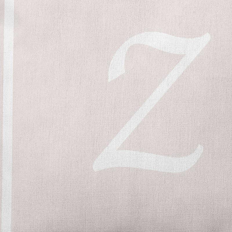 Reversible Throw Pillow, Ivory/White, 26"x26", Z